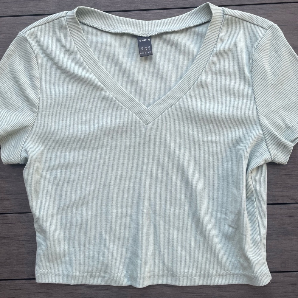 Sage Crop Top